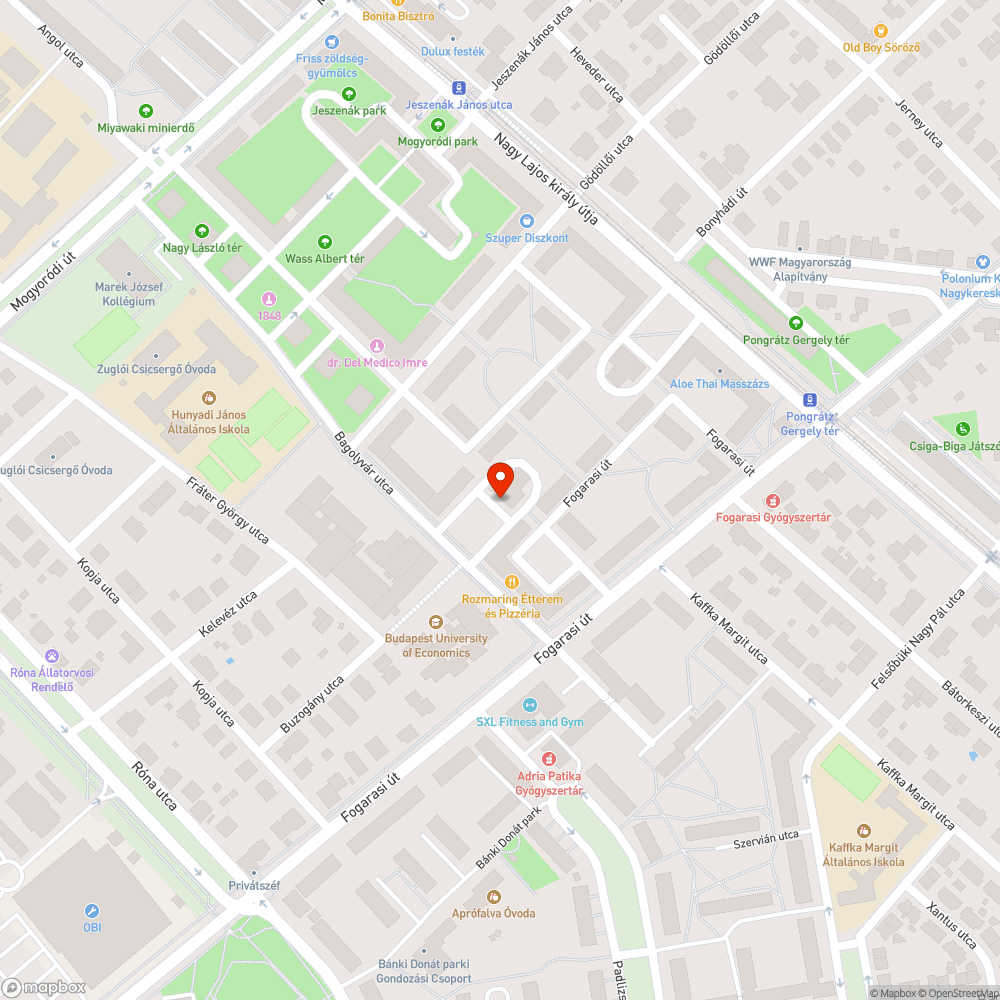 Zöld parkterület tönkretétele bejelentés helye