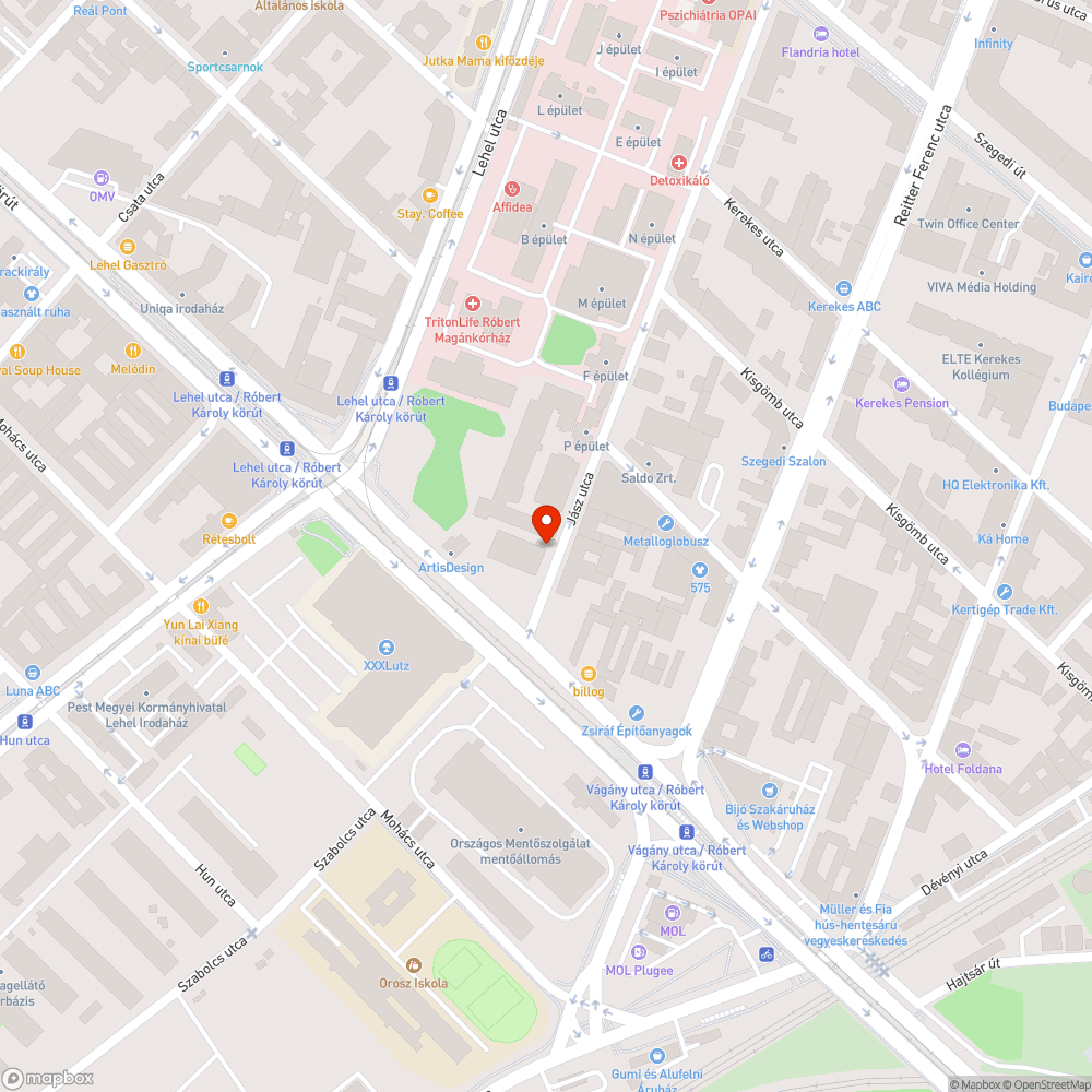 Falevelek a járdán bejelentés helye