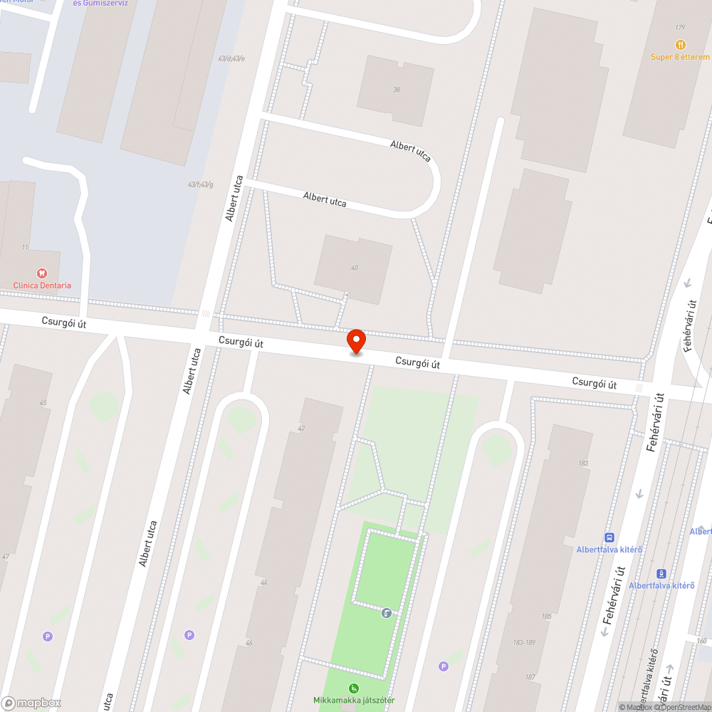 Fa pótlása - Csurgói út bejelentés helye