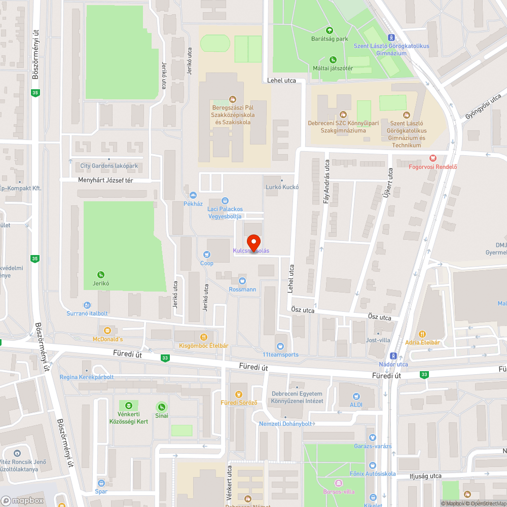 Balesetveszélyes játszótér bejelentés helye