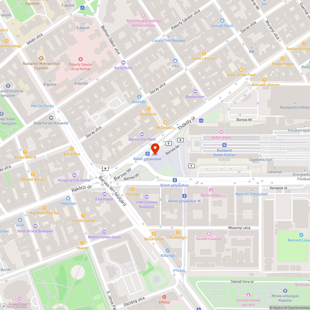 Karácsonyfa bejelentés helye