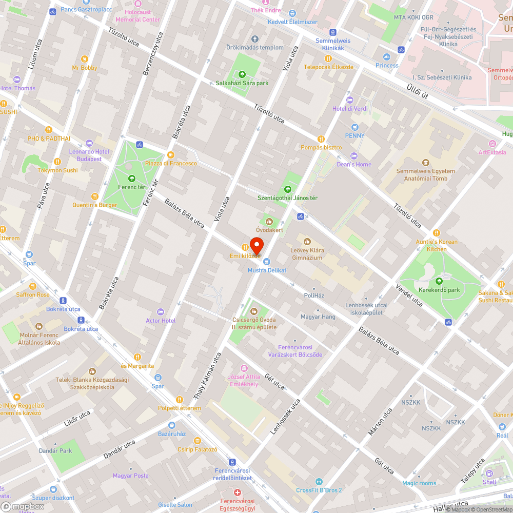 Járdán parkolás bejelentés helye