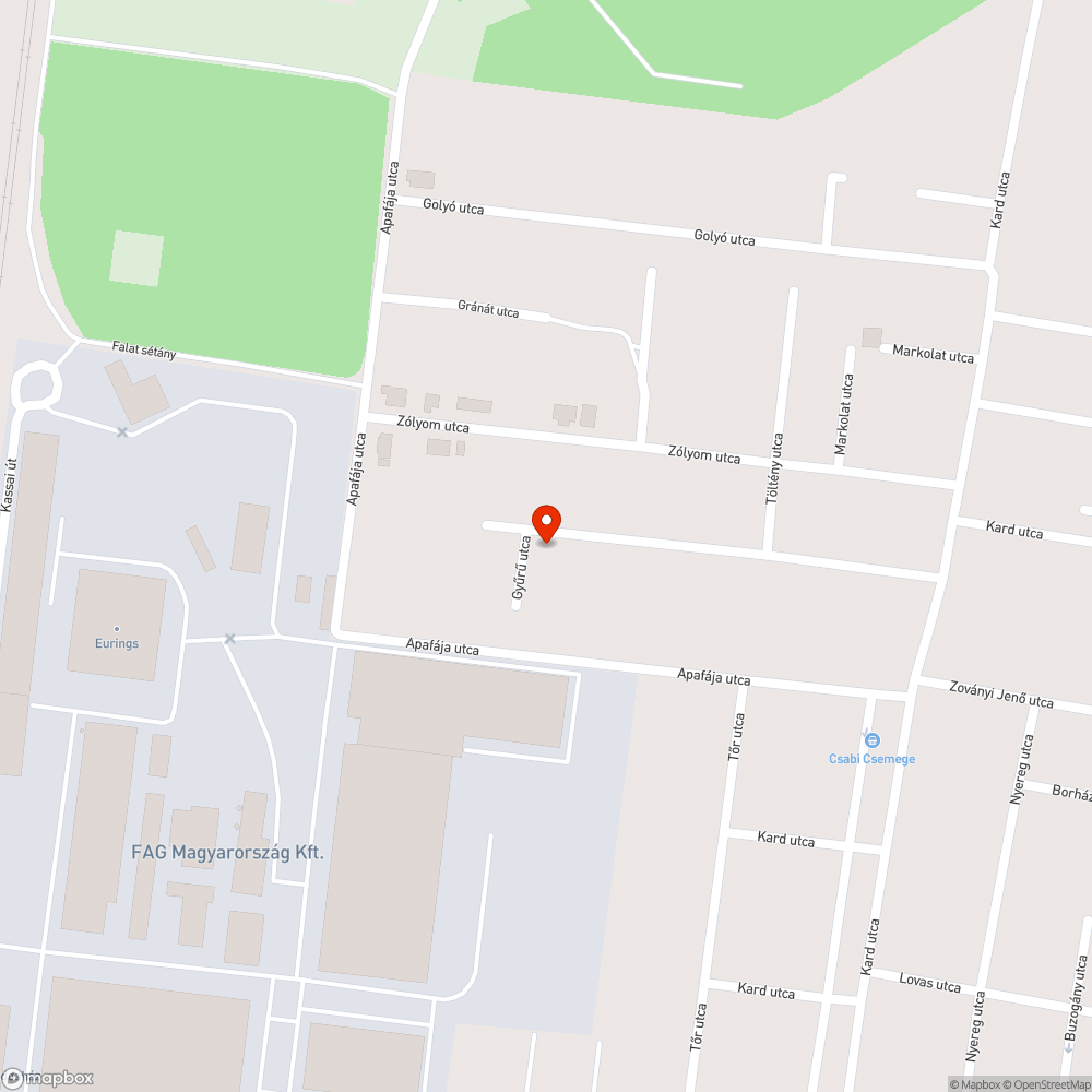 Gyűrű utca gréderezésének hiányosságai bejelentés helye