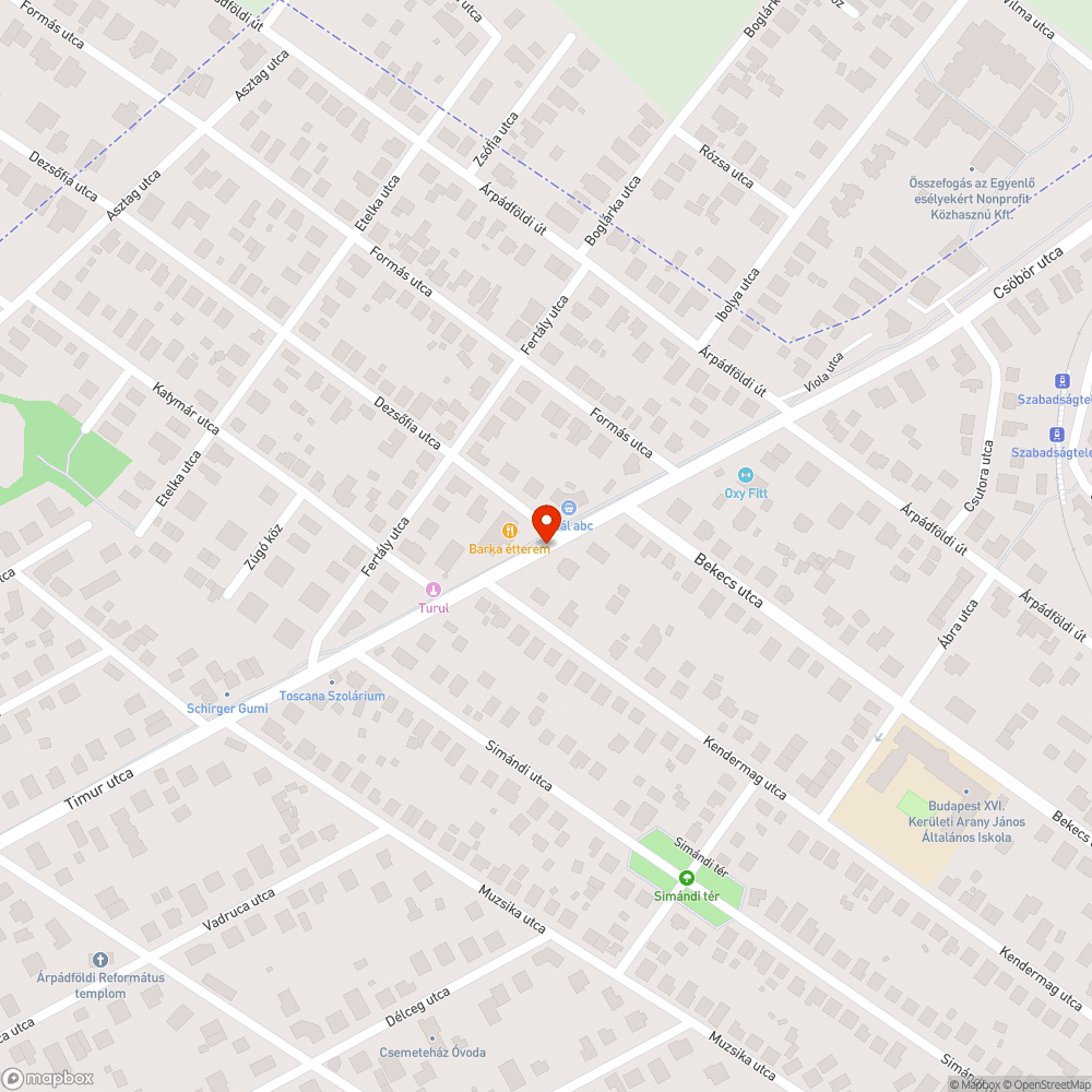 Sérült korlát bejelentés helye