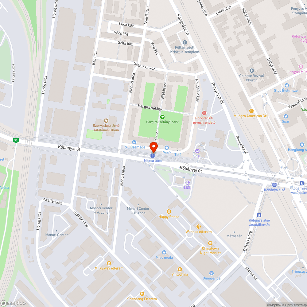 Beton oszlop bejelentés helye