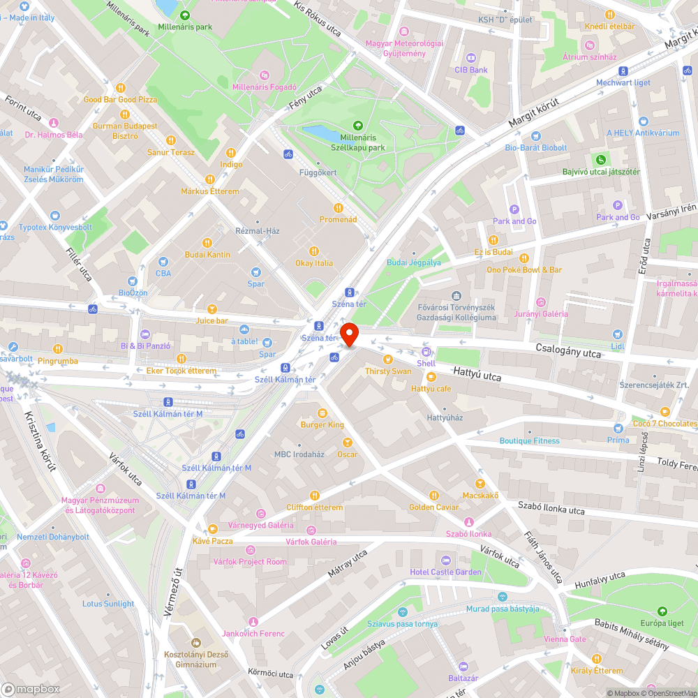 Elhagyott autó bejelentés helye