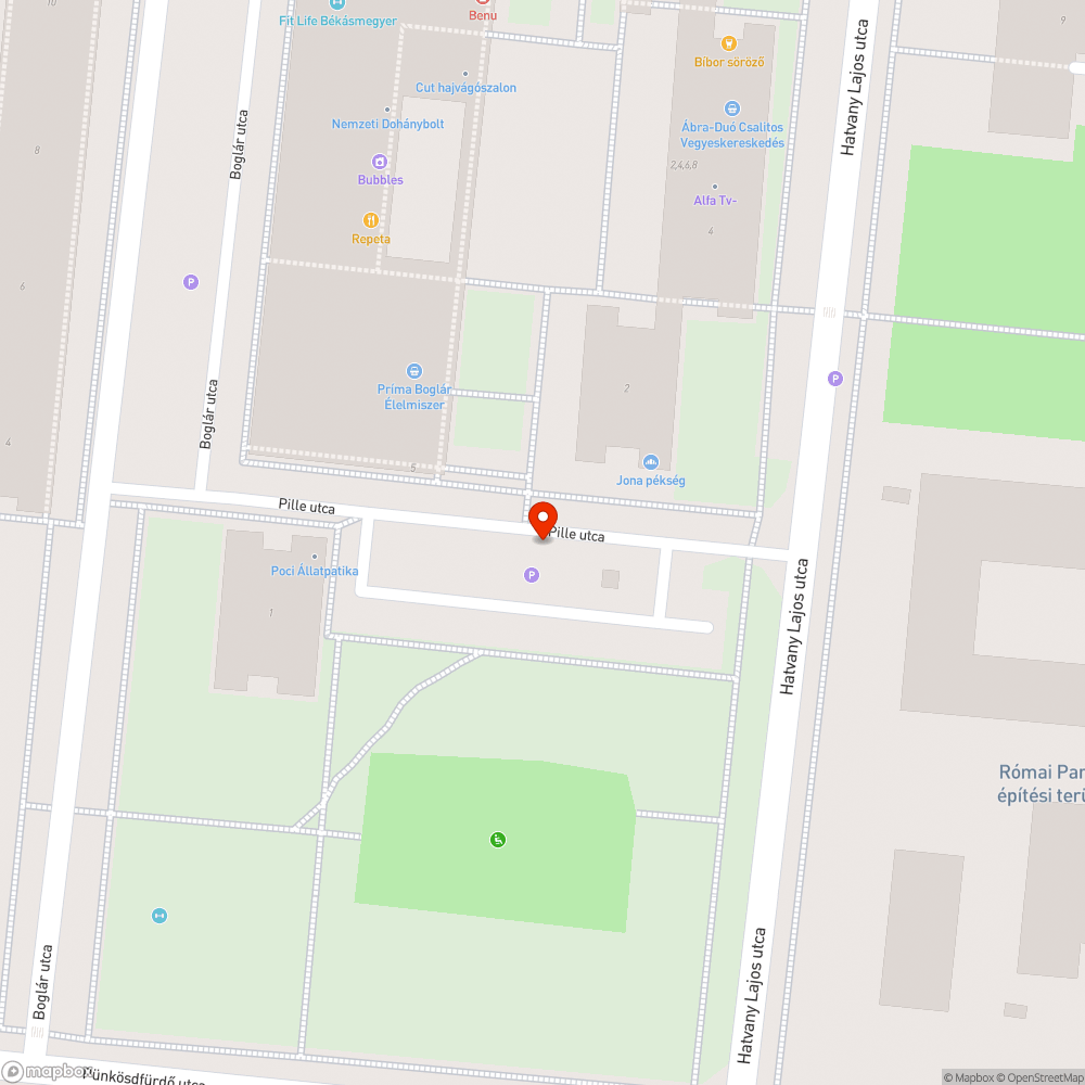 Eldugult csatorna bejelentés helye