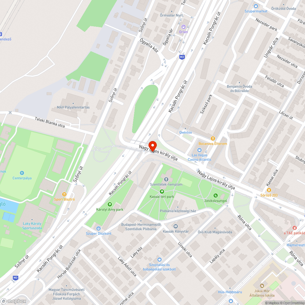 Kerékpárút elsőbbség bejelentés helye