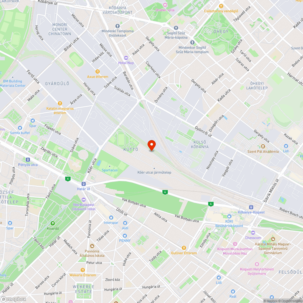 Csatornafedél elmozdult bejelentés helye