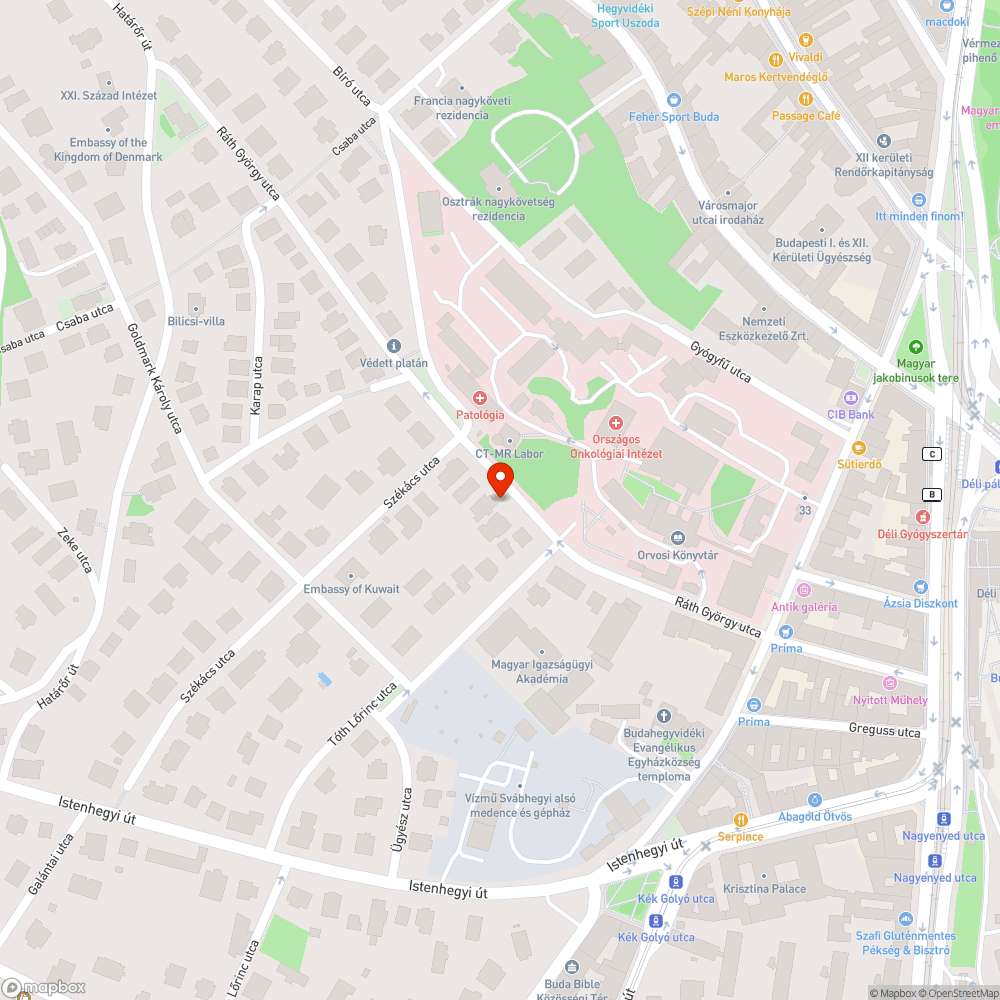 Roncs autó bejelentés helye