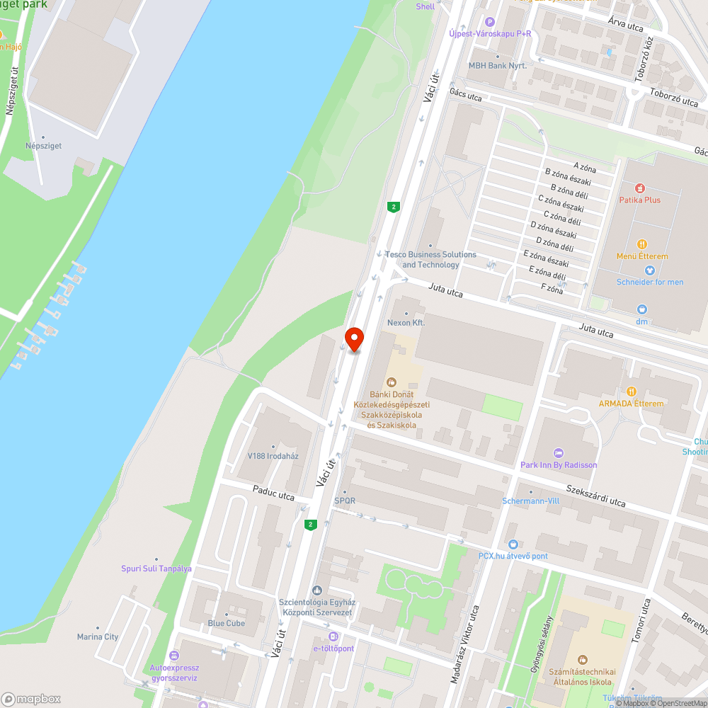 Csikktenger -Váci út bejelentés helye