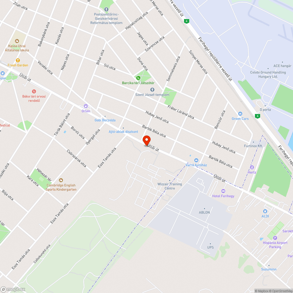 Beszakadt aknatető bejelentés helye