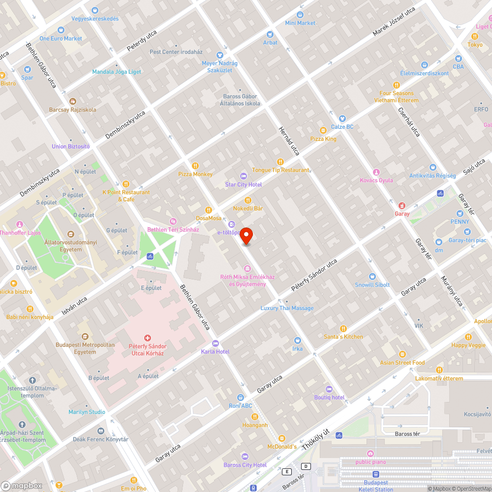 Hiányzó fák bejelentés helye