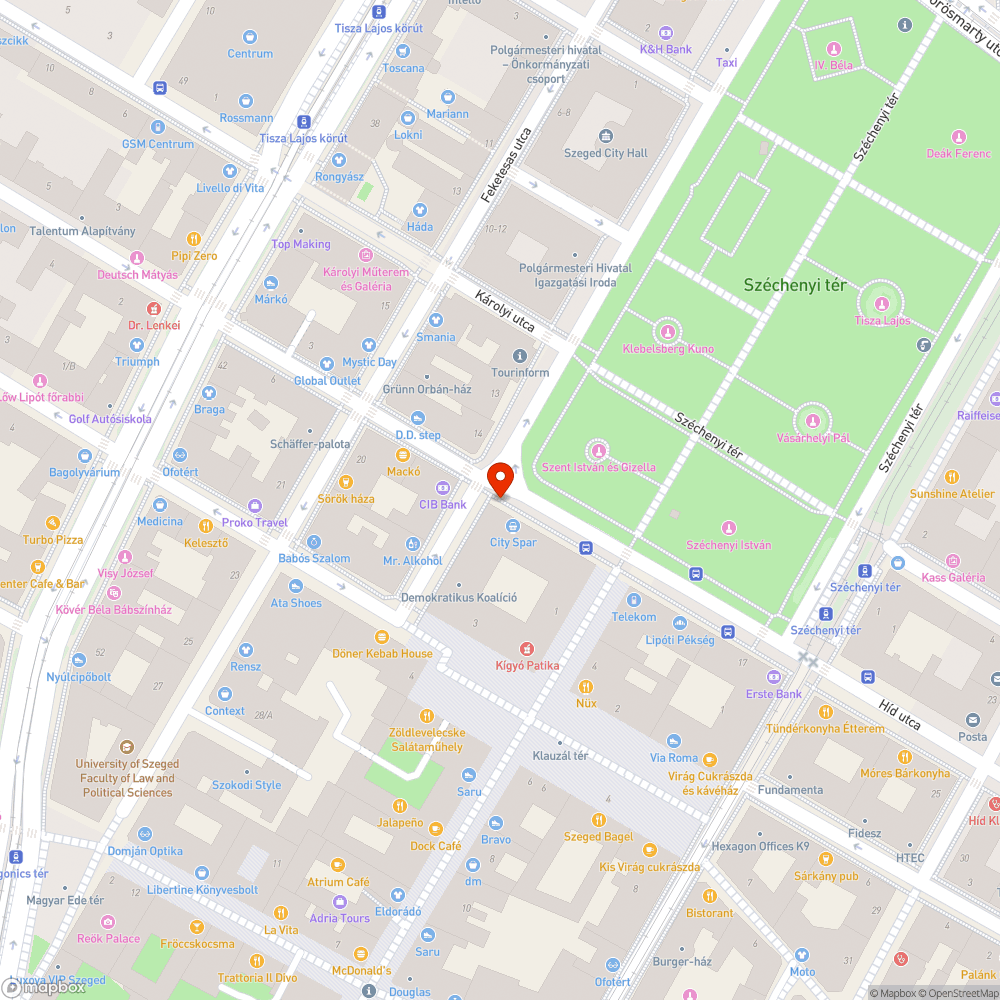 Beszakadt járda bejelentés helye