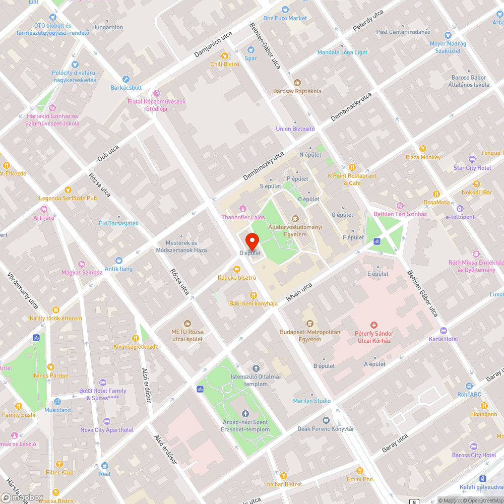 Graffiti bejelentés helye