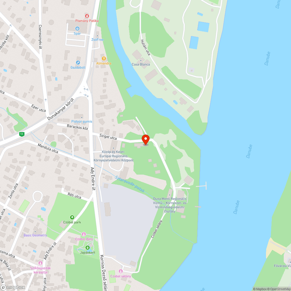 Érthetetlen miért töltik "sittes" földdel a Czóbel-parkot! bejelentés helye