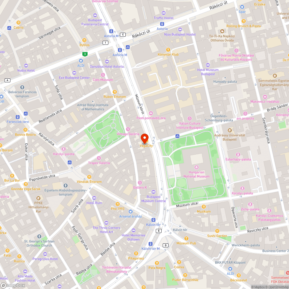 Ronda kukák a Kiskörúton bejelentés helye