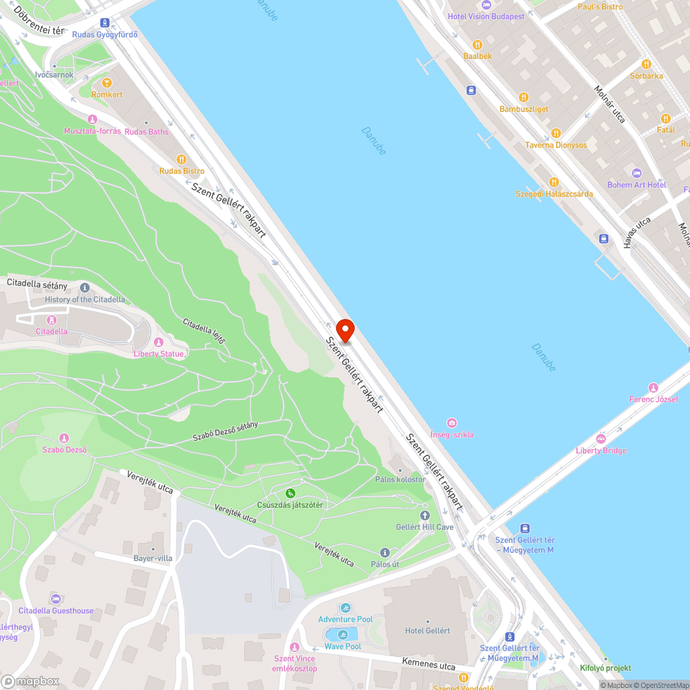 Üvegszilánk a kerékpárúton bejelentés helye