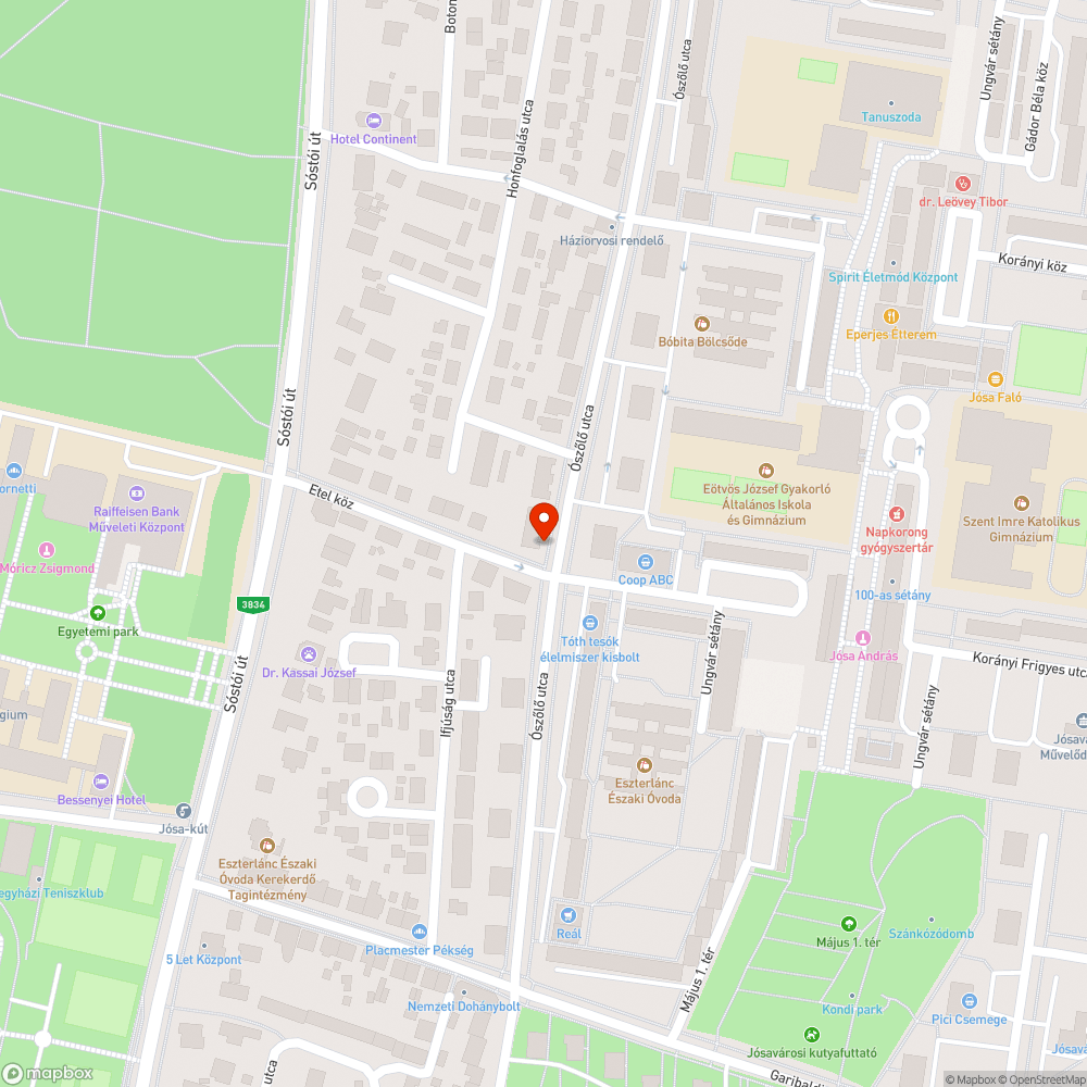 Fel szedték a járdát bejelentés helye