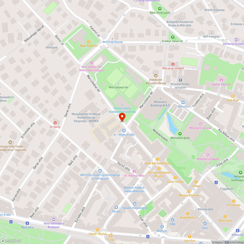 Zajos doboz bejelentés helye