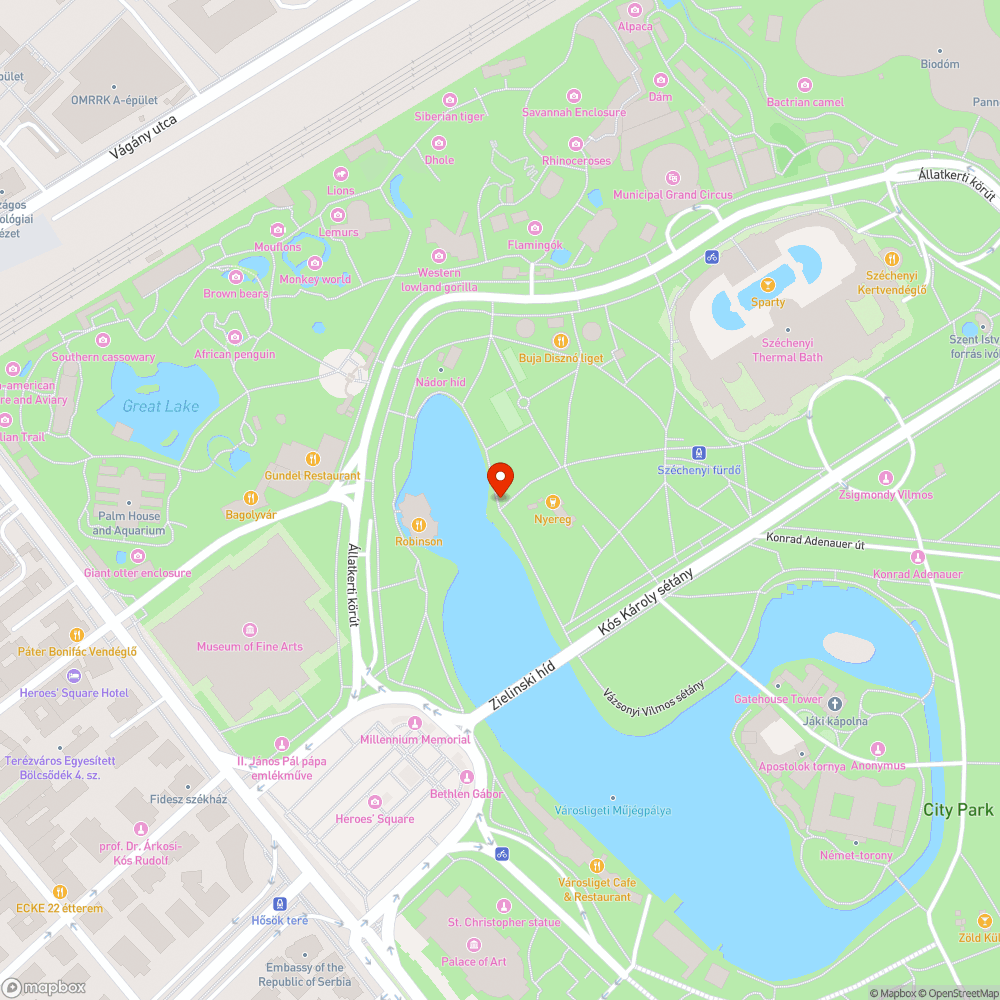 Szemét a tóban bejelentés helye