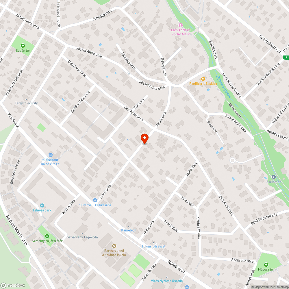 János utcai forgalomlassító egyik elemének pótlása bejelentés helye