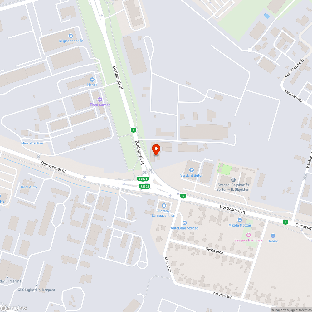 Aknafedél hibák a Budapesti úton bejelentés helye