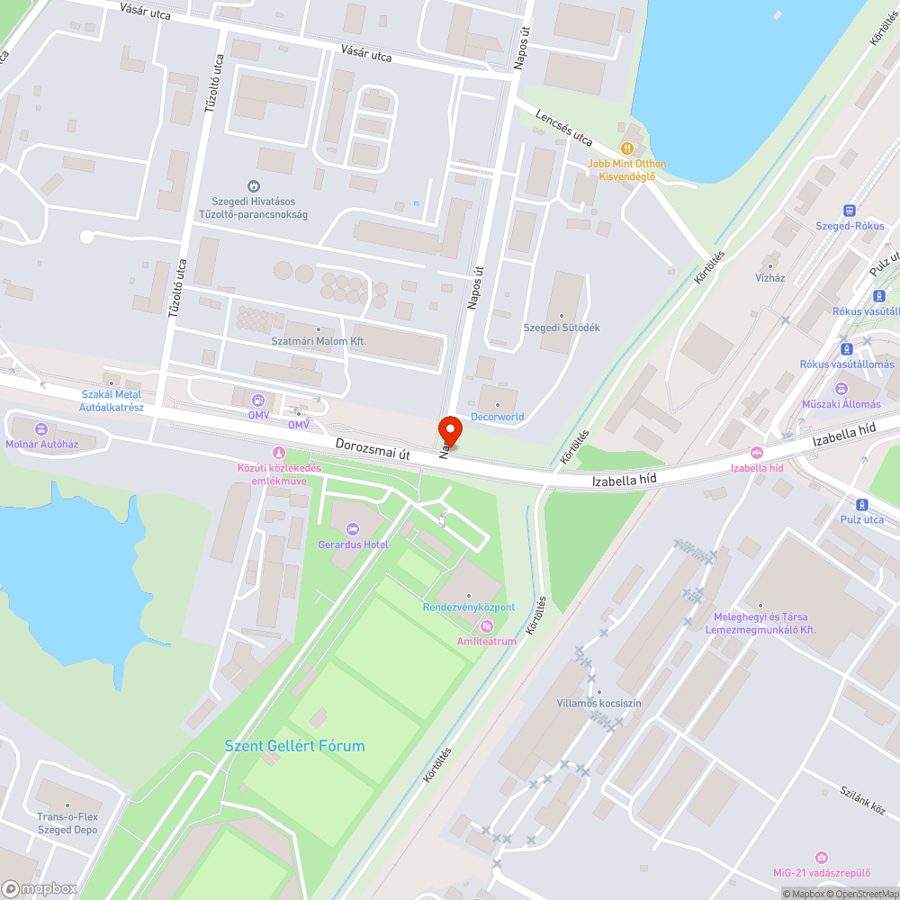 Problémás kerékpárút kereszteződés bejelentés helye