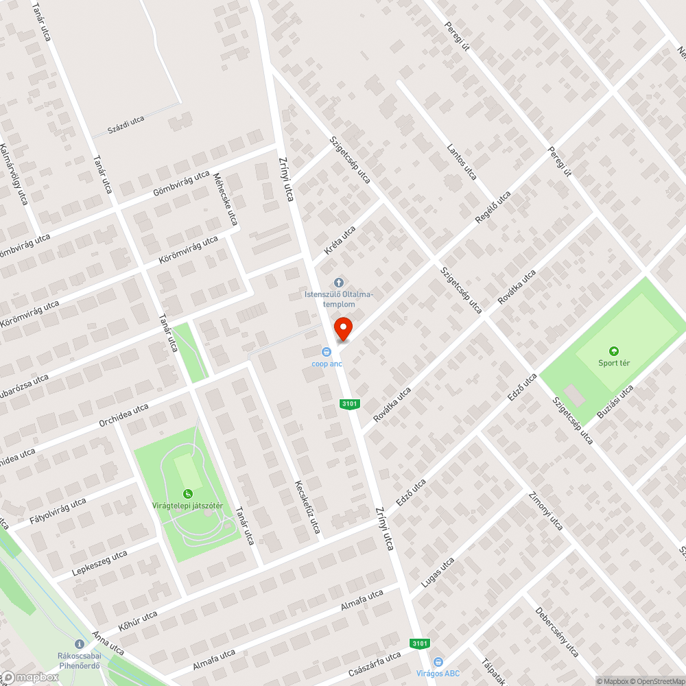 Útjelző tábla ! bejelentés helye