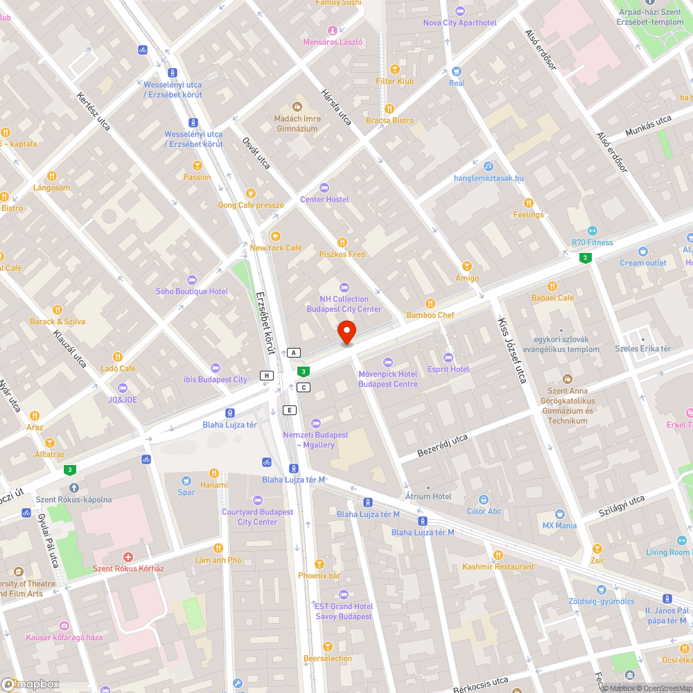 Tábla (Blaha) bejelentés helye