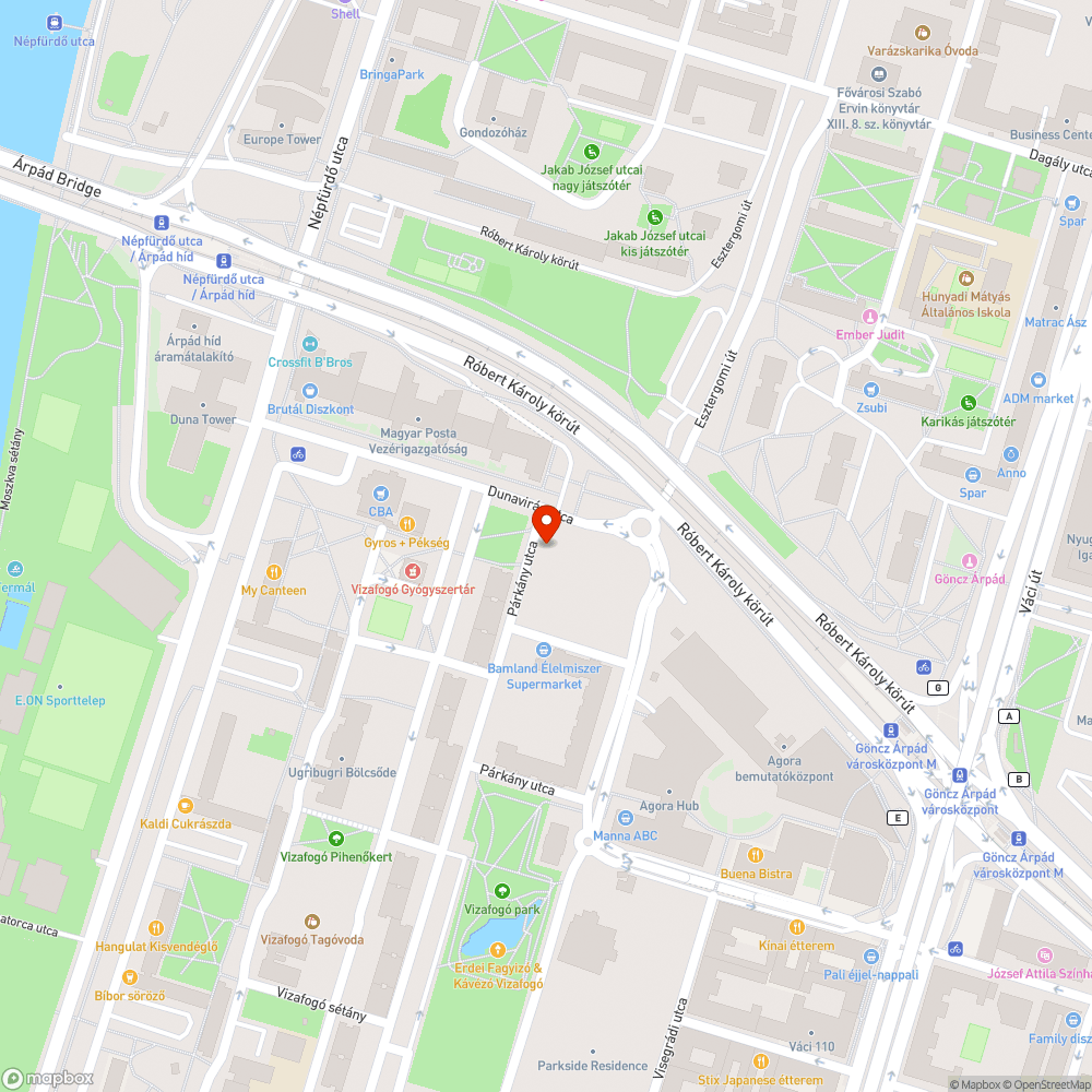 Szemét bejelentés helye