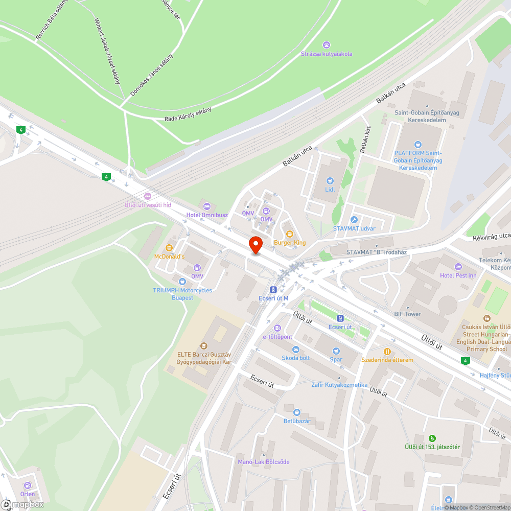 Félrevezető közlekedési lámpa az Üllői úton bejelentés helye