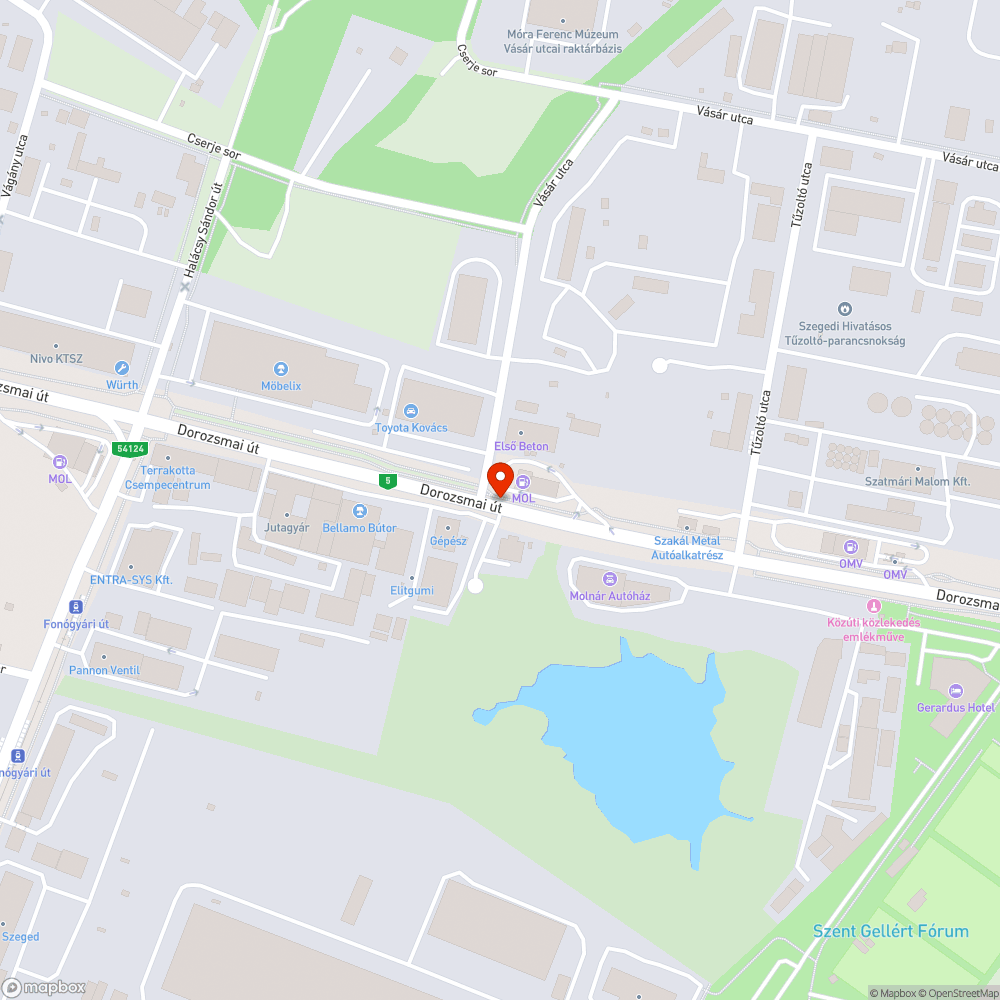 Hibás aknafedél, illetve környezete bejelentés helye