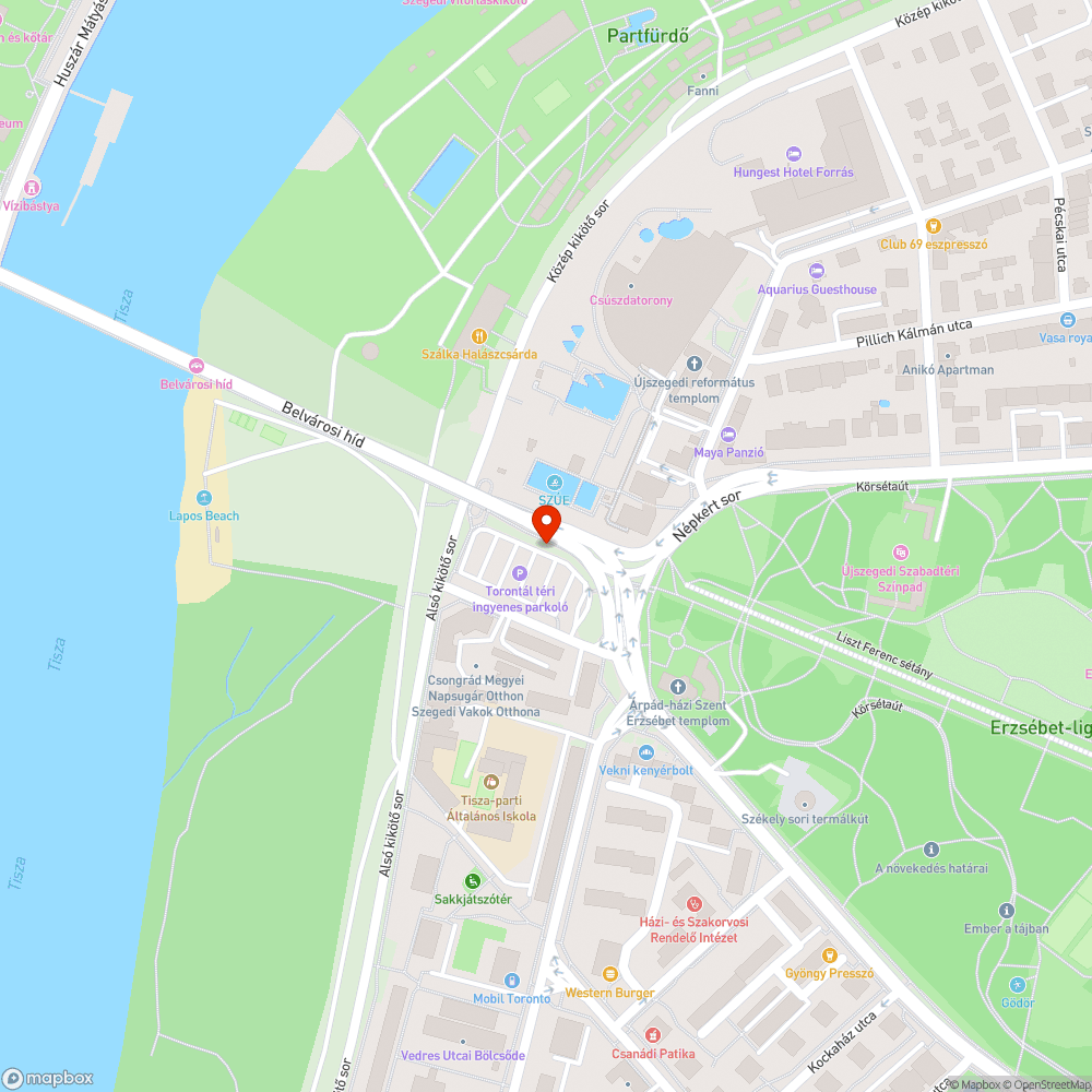 Járda hibák a Belvárosi hídon bejelentés helye