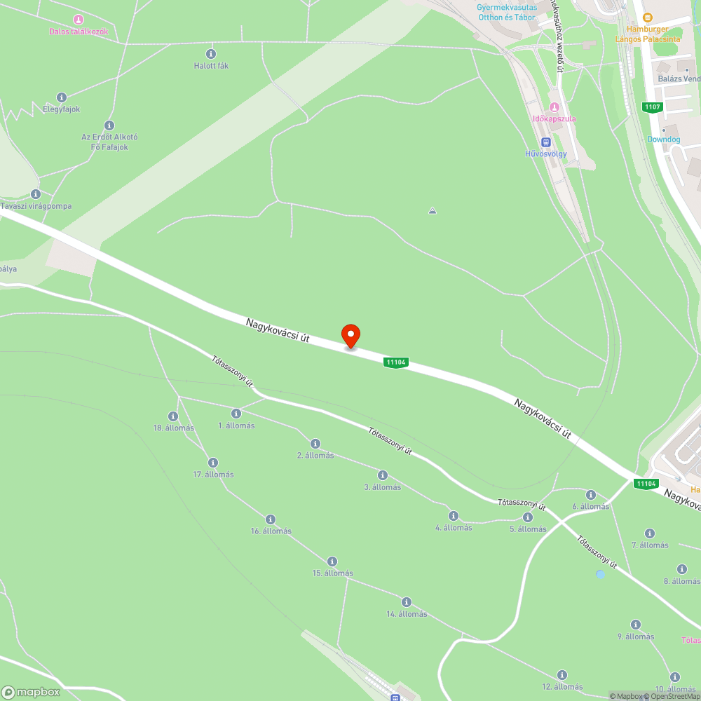 Szemetes Nagykovácsi utca bejelentés helye