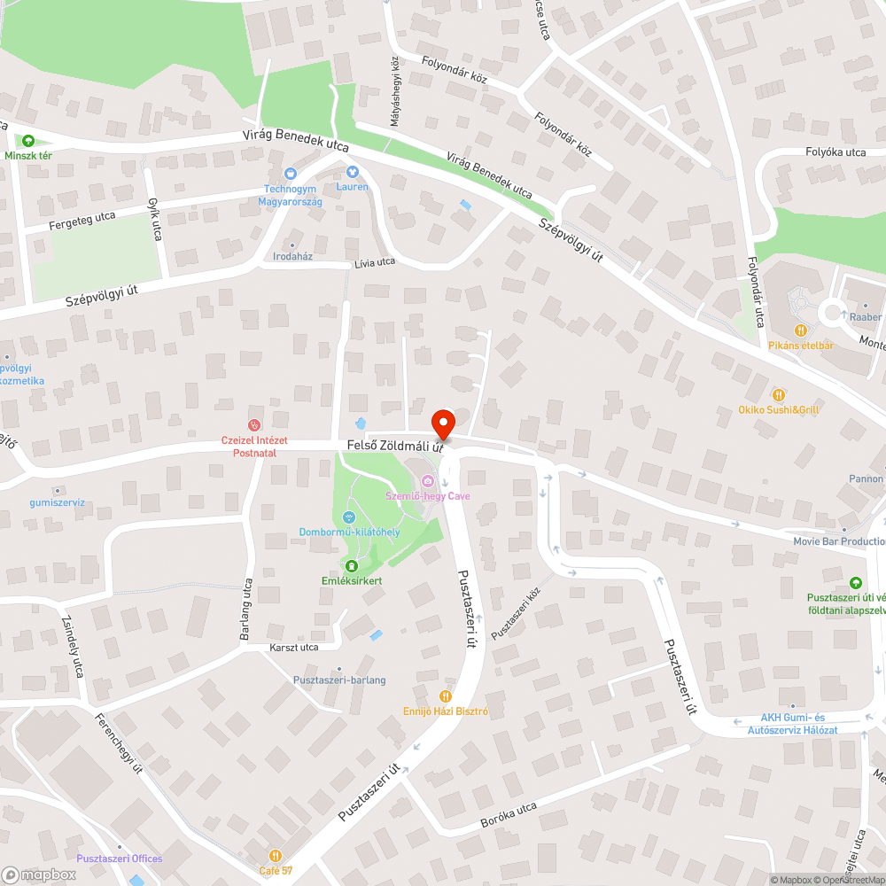 Szemét bejelentés helye