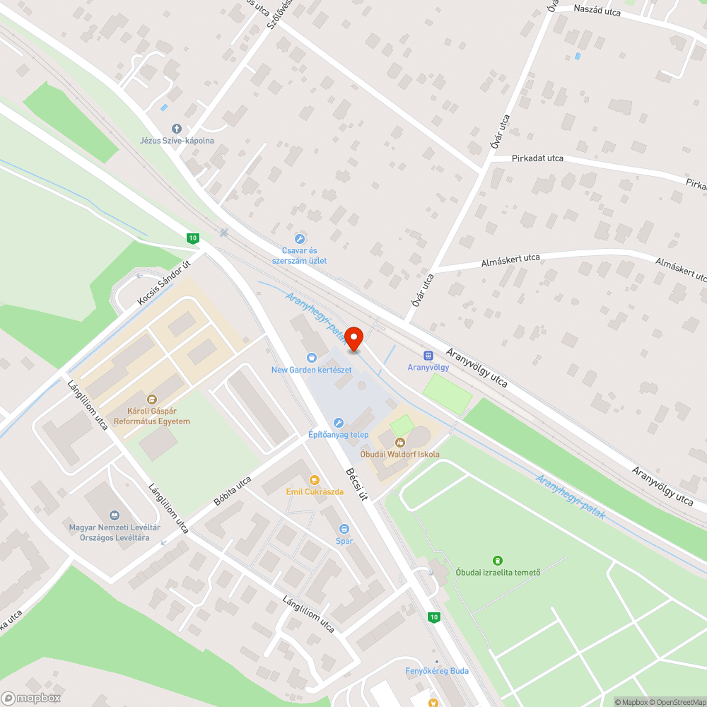 Szemetes patak 2. bejelentés helye