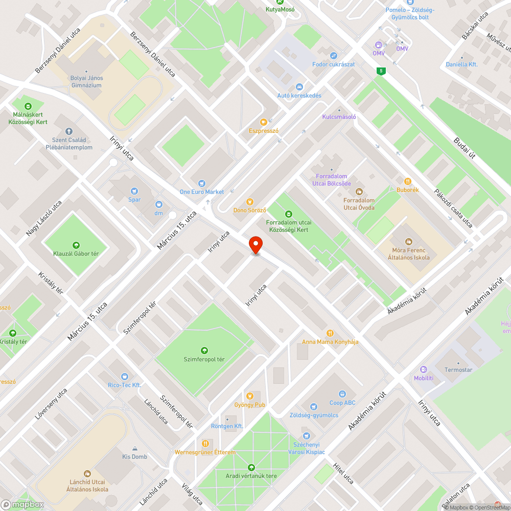 Halmozódó szemét, szeméthegy a Széchenyivárosban bejelentés helye