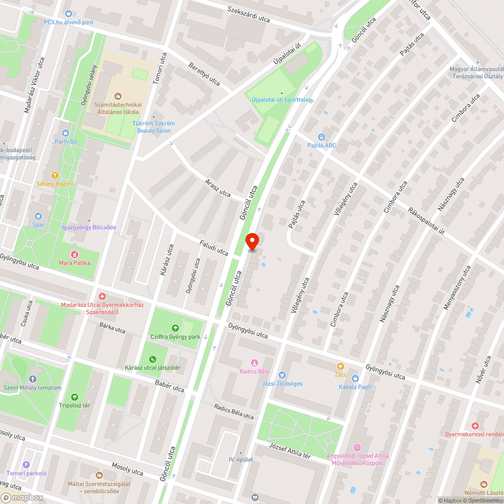 Göncöl utca teljes felújításra szorul bejelentés helye