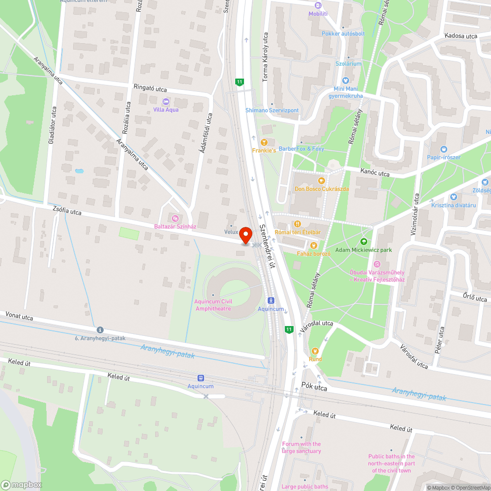 kátyú bejelentés helye