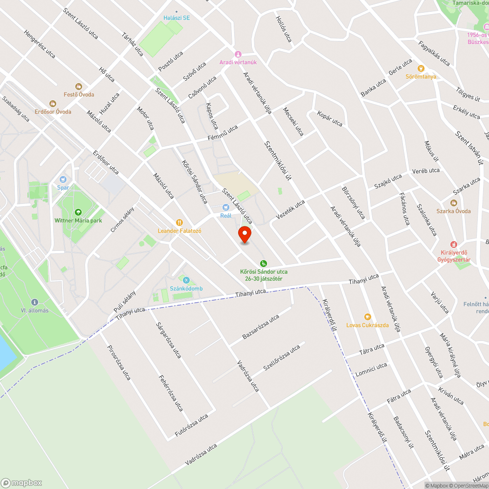 pislákoló lámpa bejelentés helye