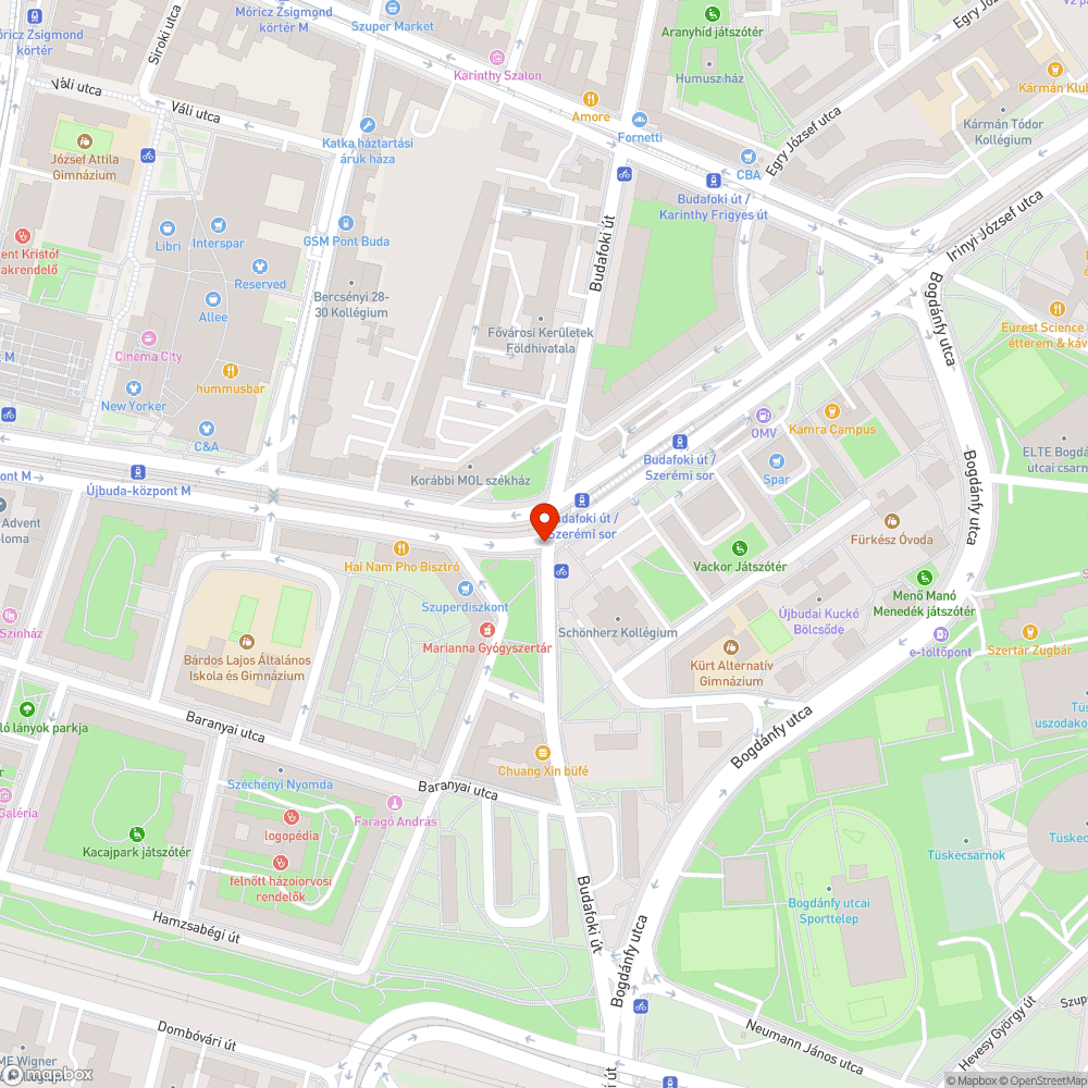 Kanyarodósáv hiánya bejelentés helye