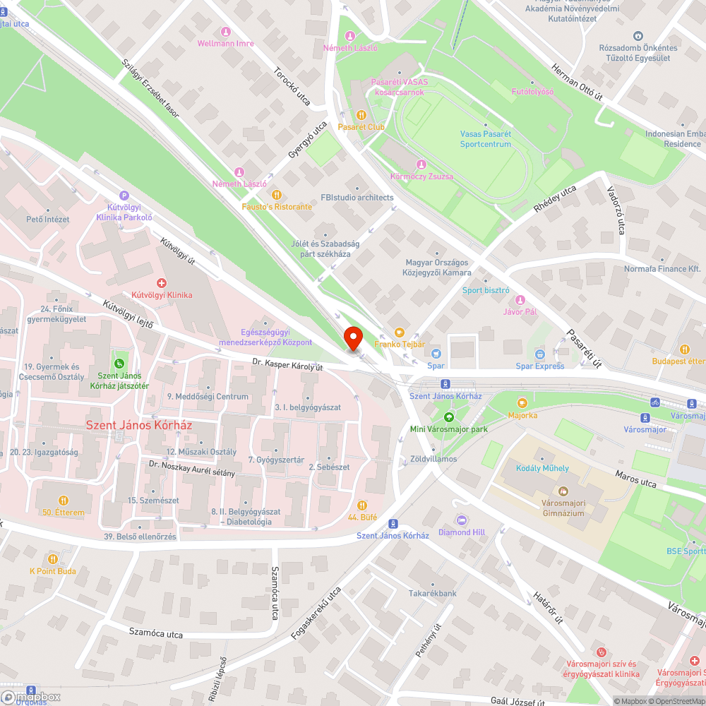 Szemetes zöldterület bejelentés helye