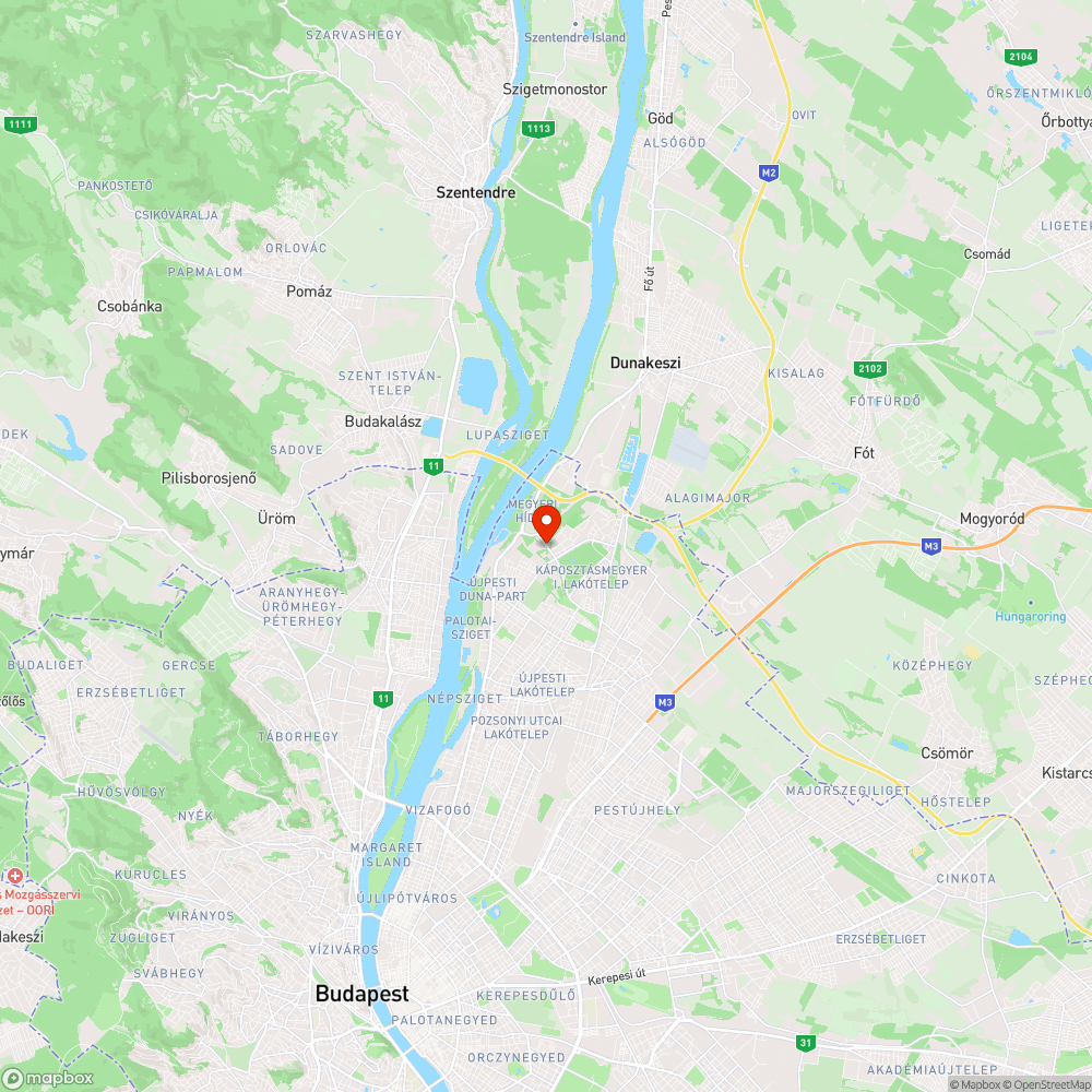 Újpest, Mogyoródi-patak "híd" lábazatot benövő bokor bejelentés helye