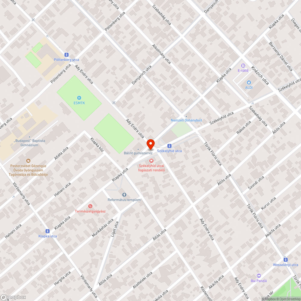 Megállt óra bejelentés helye