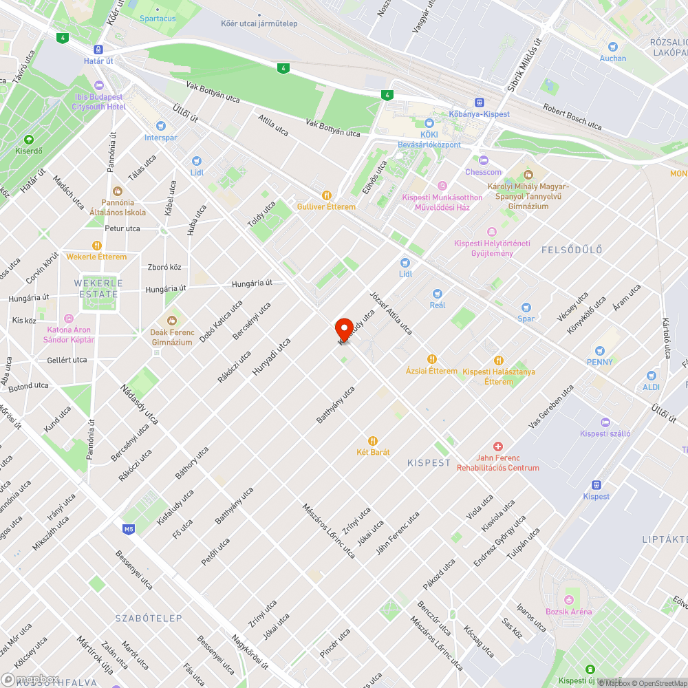 Fényterelő bejelentés helye