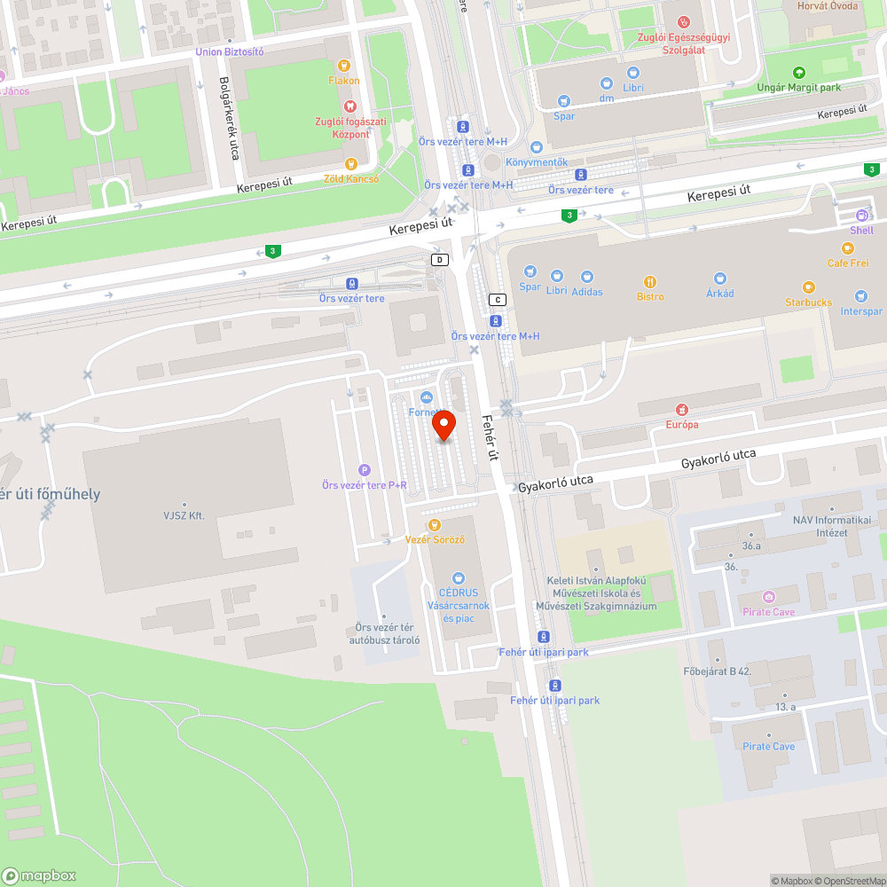 Megállóhely névtábla hiánya | 277 bejelentés helye