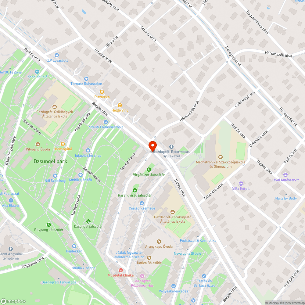 Ürítetlen szemetes bejelentés helye