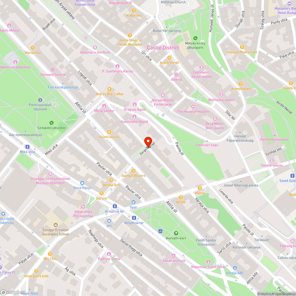 Lépcső aljában parkolás bejelentés helye