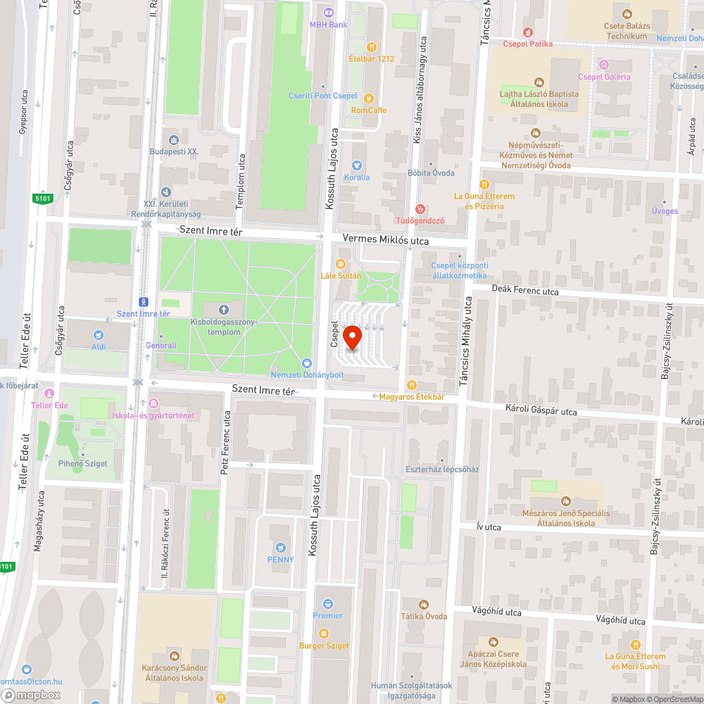 Új infrastruktúra elemek bejelentés helye